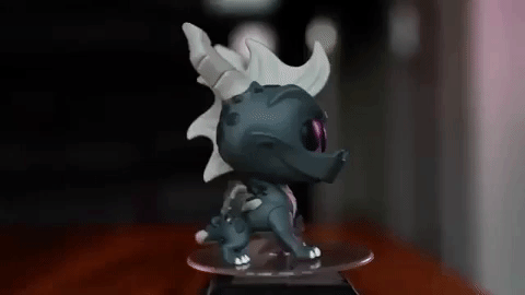 Cool Custom by Abbernaffy Customs on YouTube! It’s to match the black and grey Crash Bandicoot Funko