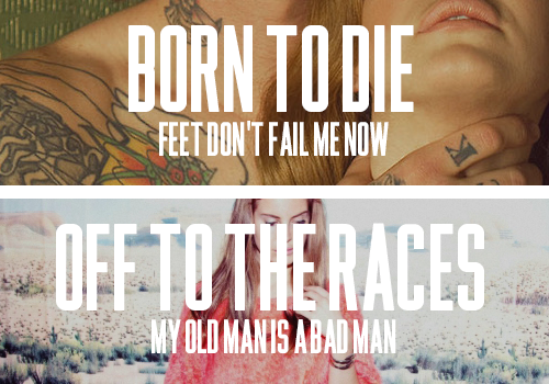 ldrexclusive: Born To Die first lines