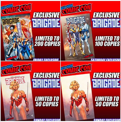EXTREME FORCES #1 Cover A FRIDAY VARIANT L.E 2019 NYCC BRIGADE 200