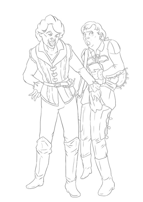 Random Drawing: Don Giovanni And Leporello, Ramey And Furlanetto Are The Best! I Loooove Their Dynamics.