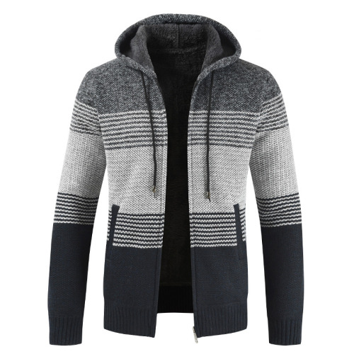 Winter Mens Coats And Jackets Casual Patchwork Hooded | Thick Wool Jacket