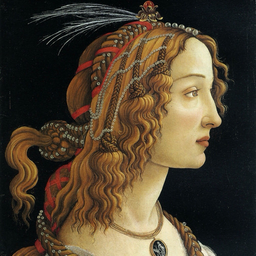 inquietarsi:  Paintings of Simonetta Vespucci by Sandro Botticelli