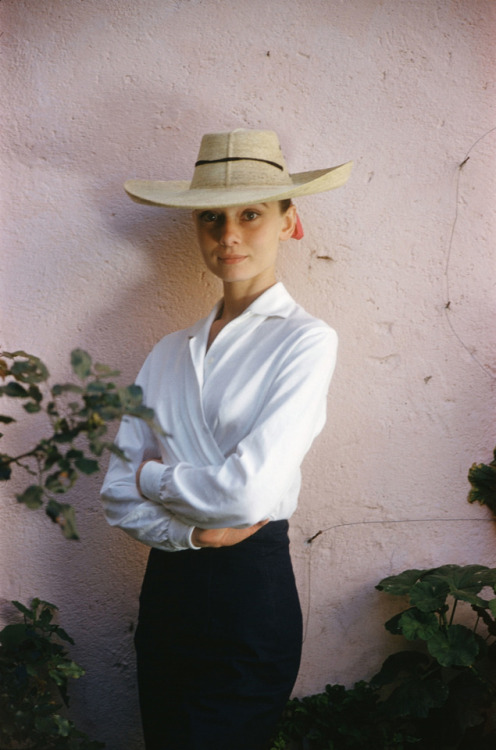 Audrey Hepburn photographed by Inge Morath during the production of The Unforgiven, Durango, Mexico,