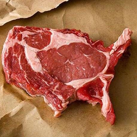 texasgmg: iloveliftedtrucks: southernsideofme: Tastes like Freedom United Steaks of America