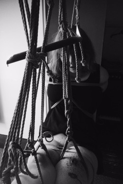 pervy-doll:  Delightful rope space and pain play, couldn’t get it better  • Ropes and picture by dearest C, please leave credits intact • 