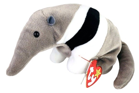 plushieanimals:antsy the anteater beanie adult photos