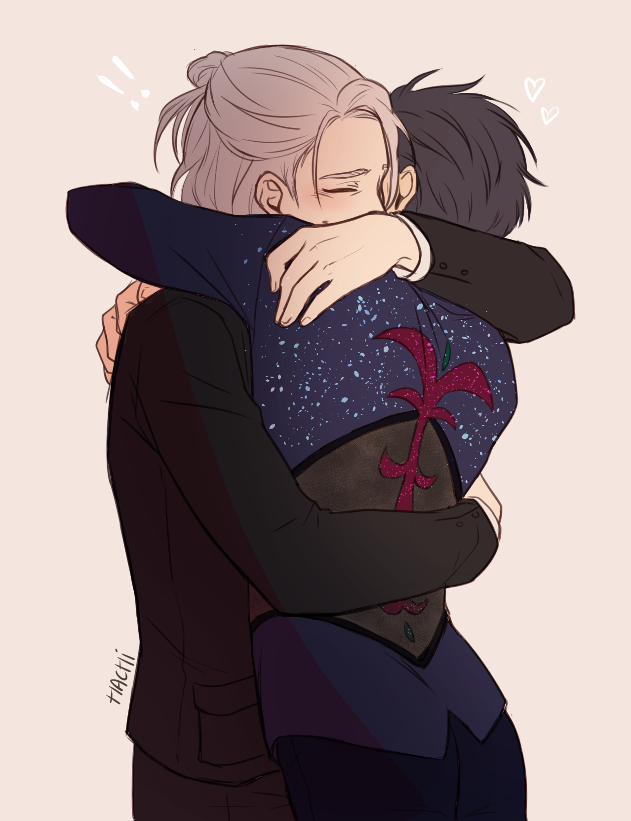 hachidraws: the way these two support each other makes me really emotional, there’s