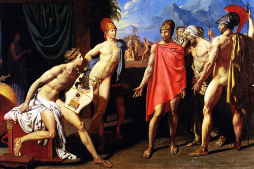 persephomne:The Song of Achilles + PaintingsAchilles is playing the lyre when they arrive. There are