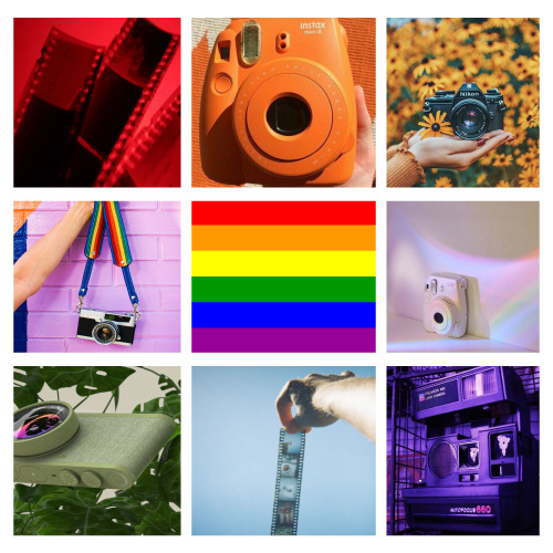 Rainbow based camera lockscreen and moodboard! ^^For an anon! Hope you like this c:Want one? Send an