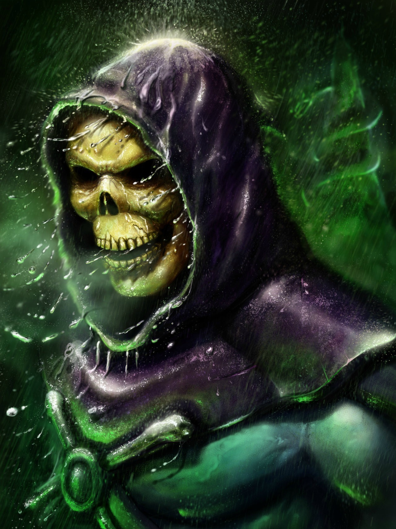 youngjusticer:  The skull king’s got a bone to pick with you… Skeletor, by Flavio