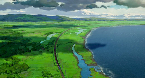 cinemamonamour:Ghibli Trains - The train porn pictures