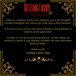 gettingluckyzine:THE ZINE IS LIVE! We are very excited to bring you this collection of authors and artists!For the next 24 hours the zine will be ŰUSD, then it will bump up to บ.  !!!!!!! 