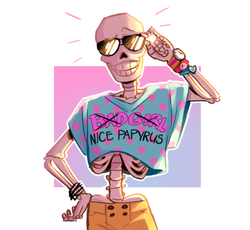 retrodynamics: @bedsafely and I did a quick collab after talking about Cool Fashion Lines by me!