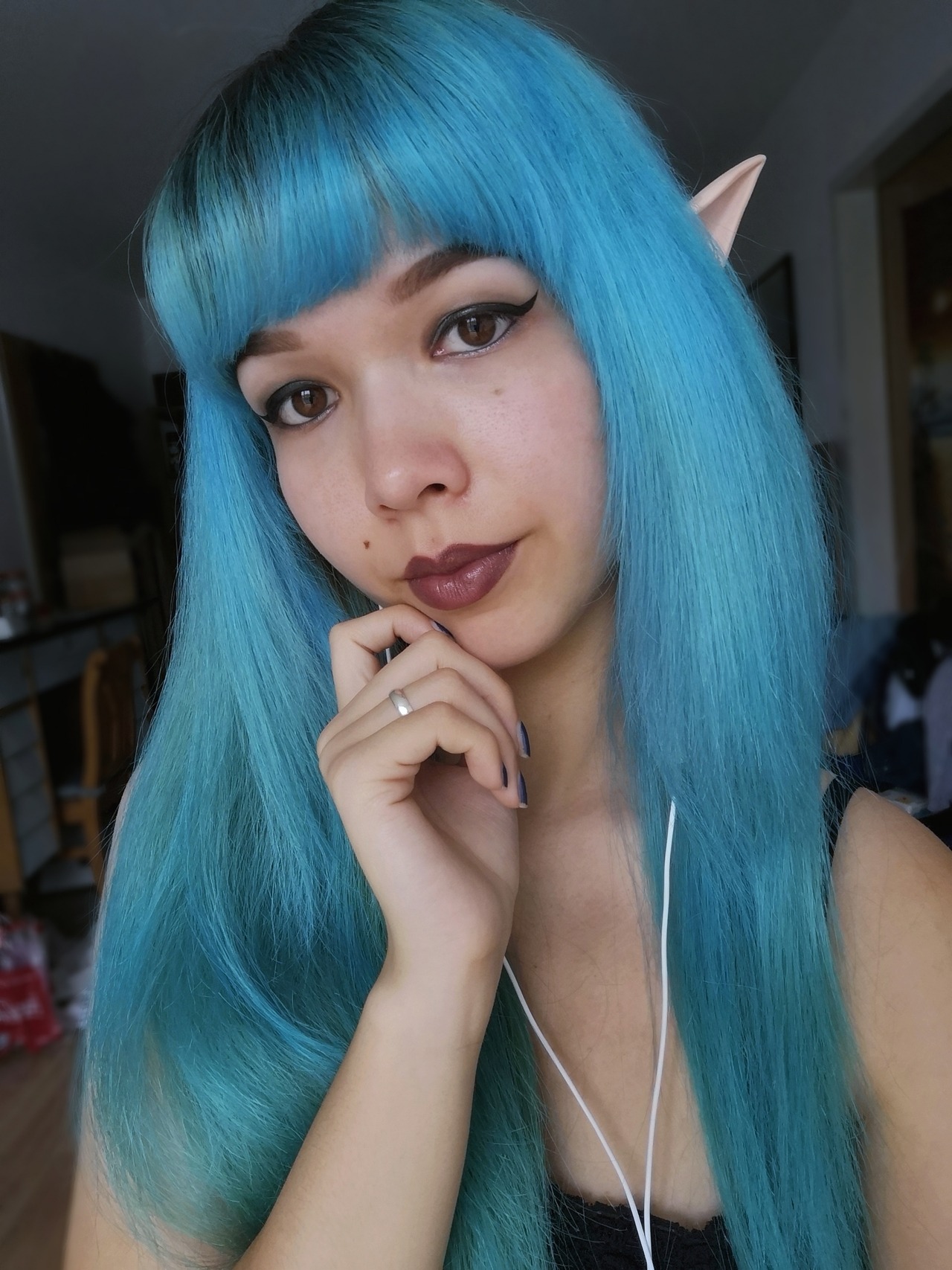 Hot Girls With Blue Hair