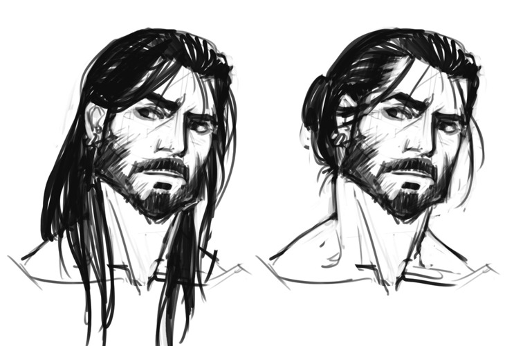 kingsdarga on Tumblr: trying to figure out how to draw beards??