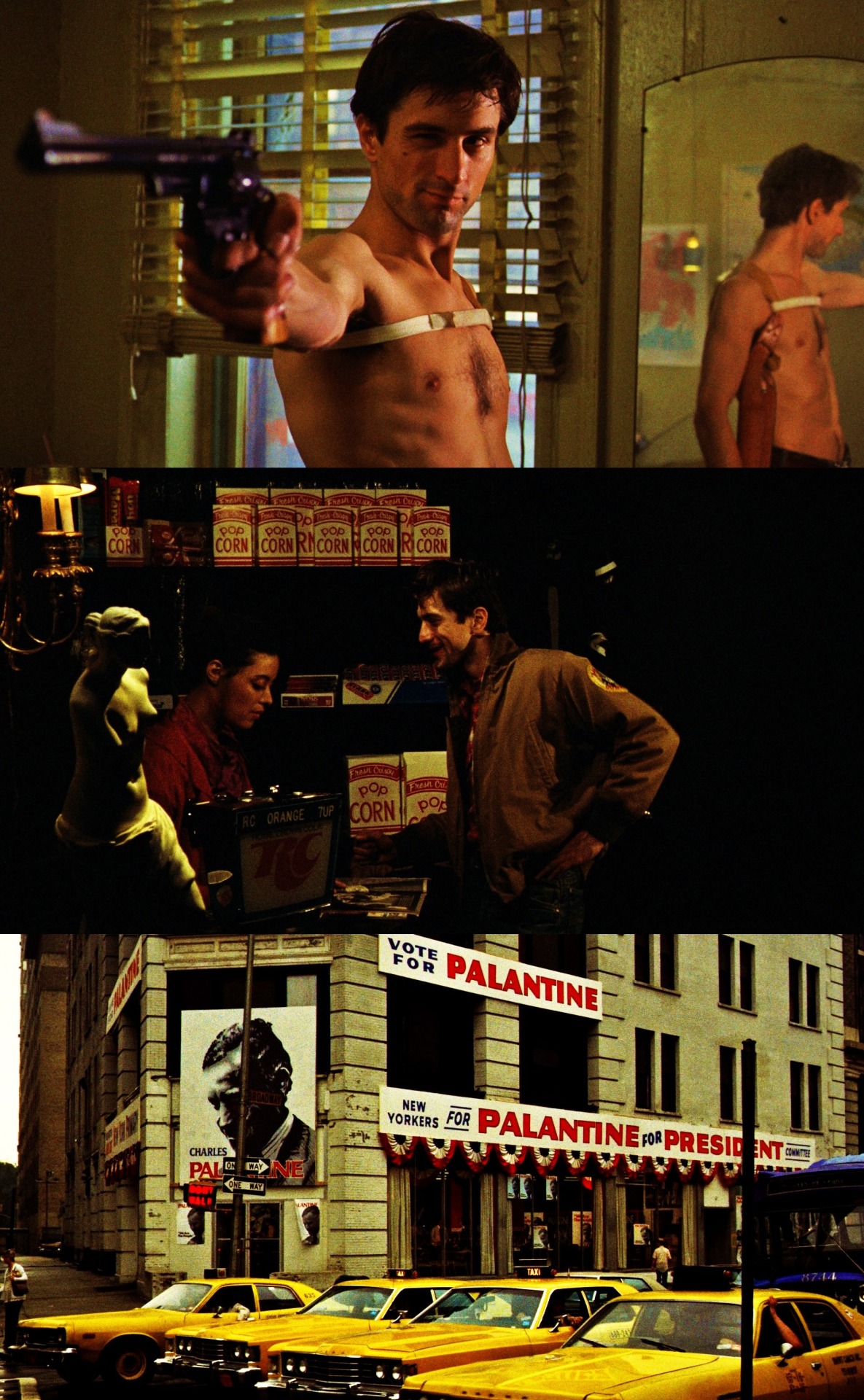 film-connoisseur:  Taxi Driver (1976)  How’s your driving record? Clean? It’s