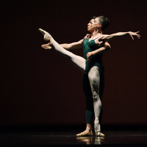 Dores André and Steven Morse in Christopher Wheeldon’s Continuum, San Francisco Ballet, April 2016. 