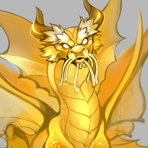  Dzhàdzhonallyr, a gold dragon from our D&D campaign. Didn’t quite finish him.