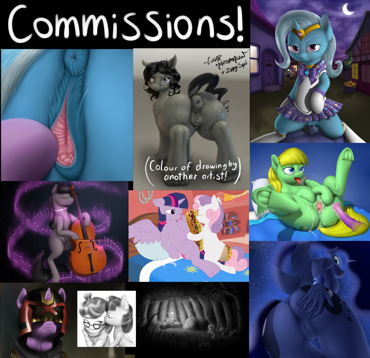 zippysqrl:  Fuck it, I need cash, let’s put my talent to the test. Detailed commissions