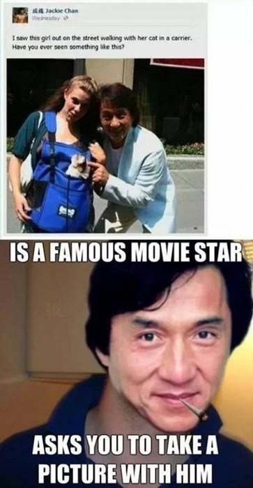 lolfactory:  Jackie Chan is Working on the “George Takei Facebook Nice Guy” Award- tumblr pictures - lol rofl wtf pics