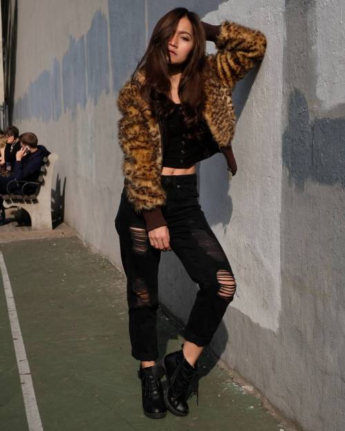 Put your #ATTITUDE on. Tanoy #photoshoot #modelshoot #nycstreetstyle #Nycstyle #nycfashion #rips #no