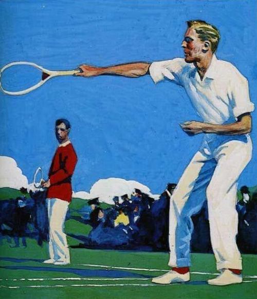 Tennis  -  Edward Hopper, 1906-1925American, 1882-1967Illustration