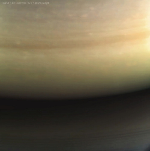 spaceexp:Cassini’s Last View of Saturn