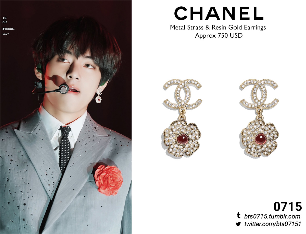 sei⁷ on X: Taehyung: chanel earrings stay ON #FourthLookAt7   / X