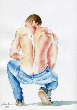 nerkolugano:  Goodvin Nerko watercolor painting