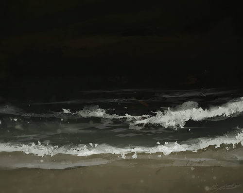 Porn zandraart:study of beaches at night photos