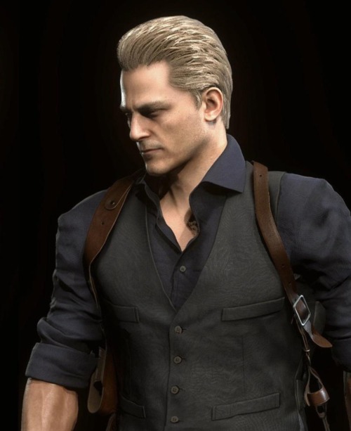 Remake Wesker Without Sunglasses Is So Pretty, Ugh..