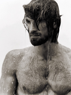 manly-vigour:   Henrik Fallenius - “When It Rains It Pours”  (by Bruce Weber Photography - for V-Magazine) 