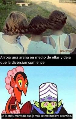 vaalenromero:  JAJAJAJAJAJAJJA PURA MALDAD