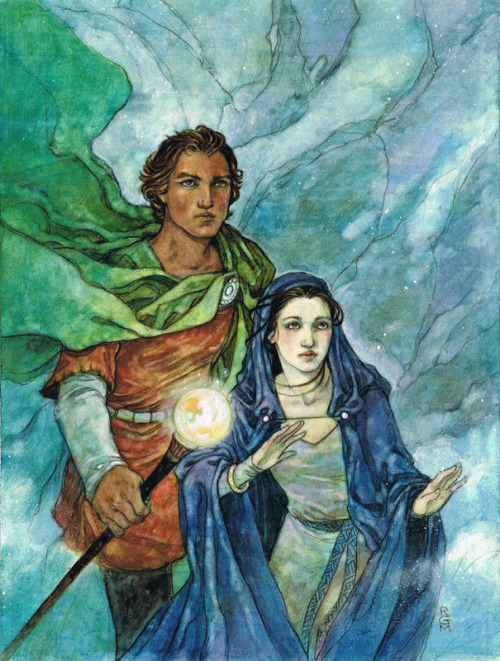 caballerodelatristefigura: Rebecca Guay’s illustrations for Ursula K. Le Guin’s original