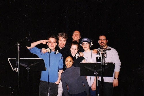 Some of the OG “Arthur” cast and crew, circa season 3 or 4.top: Jeffrey Zahn (music supe