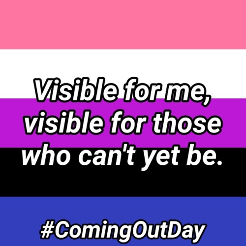 (Image description: a collection of pride flags overlaid with text that reads: “Visible f