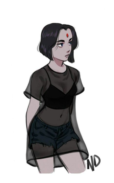 Here are some drawings of Raven by Nissa Draws to make your day :)Side note: theres really a sc