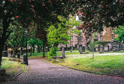 Greyfriars Graveyard, Edinburgh. Taken using a film camera (hence the slightly lower image quality).