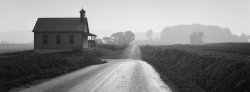 undr:  George Tice One Room Schoolhouse, Lancaster, Pennsylvania, 1962 