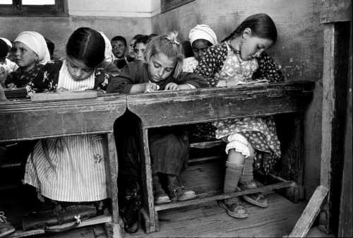 onlyoldphotography:  Constantine Manos: A village school, Olimbos, Karpathos, Greece,1964 
