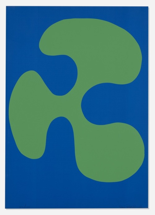artsyloch:Leon Polk Smith| Color Forms screenprint on paper 84 × 59 cmexecuted in 1974