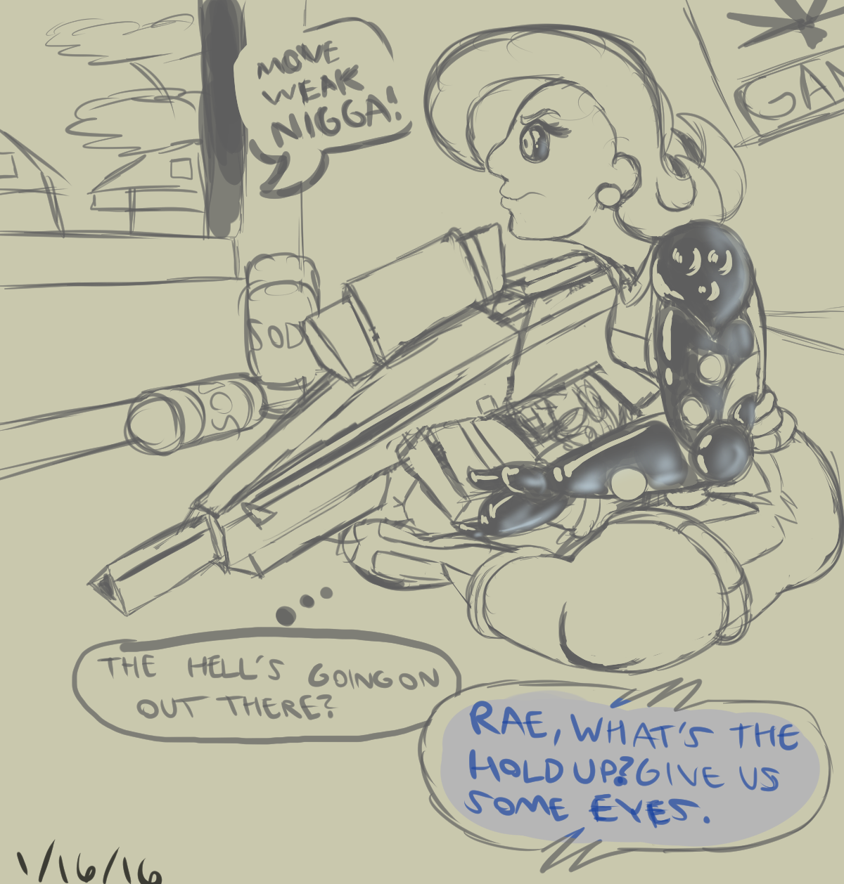 raftyverse:Sassy Soviet Marksman Booty