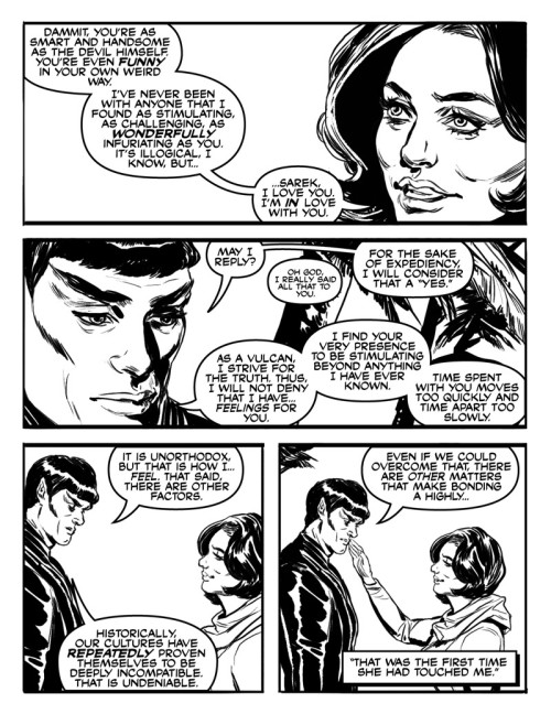 mingdoyle:classictrek:For Valentine’s day, please enjoy “The Truth,” a Star Trek minicomic by Ming D