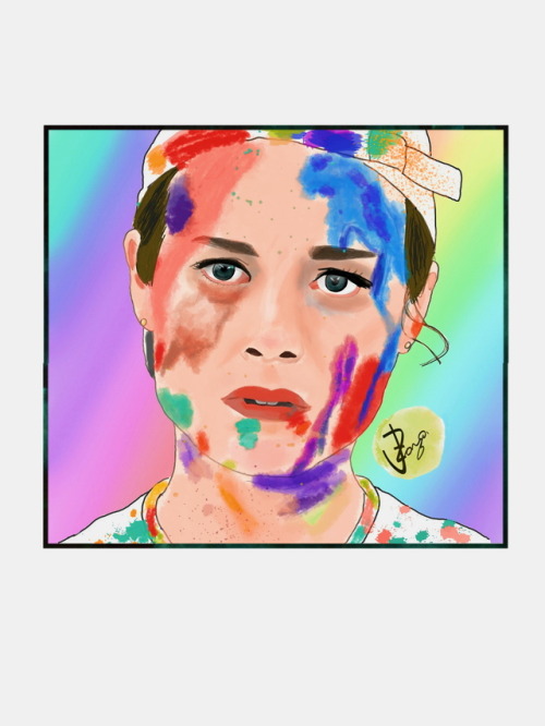 Drawing Of Brie Larson Created On My Phone. So Excited For Unicorn Store 