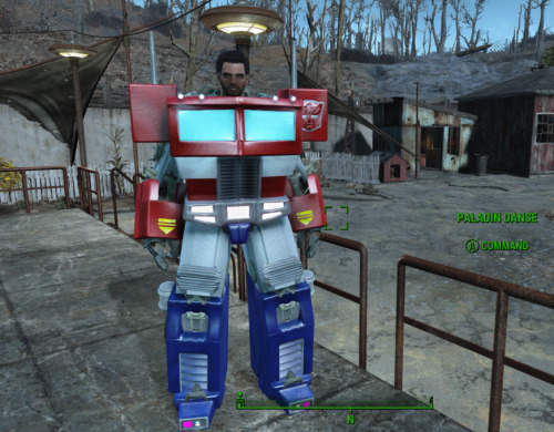 sonderingtrashcompactor: frenziedgem1: andoy-thedeathclawborn: thegreatdivide: “Optimus Danse&