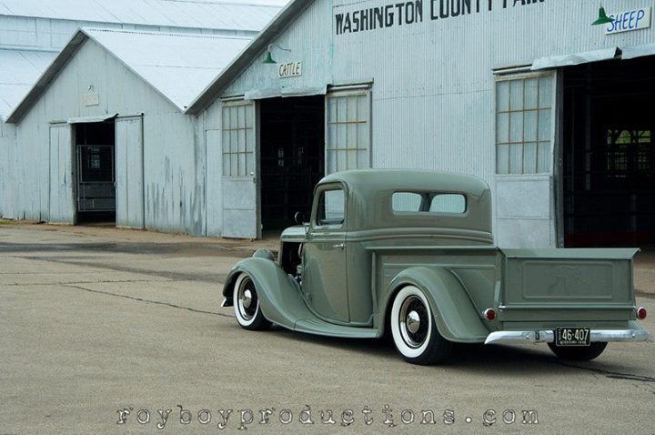royboyprods:  Feature: Jerry &amp; Cynthia Curry’s 1936 Ford Pickup - See more
