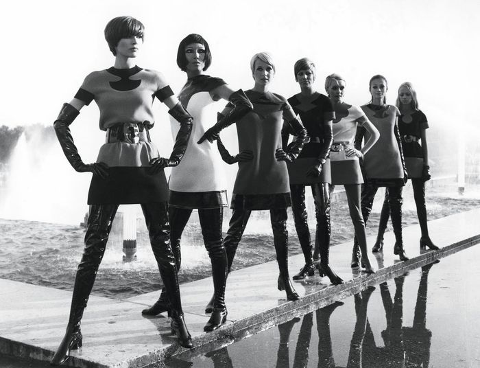 Ready for galactic battle.  Fashion by Pierre Cardin.