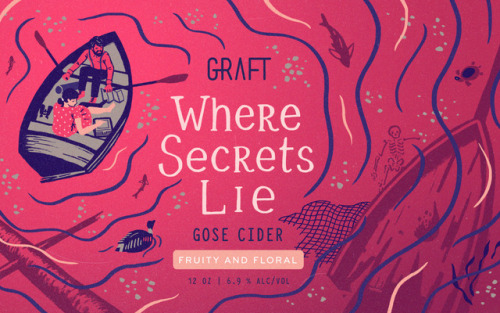 “Where Secrets Lie” can label for Graft Cider