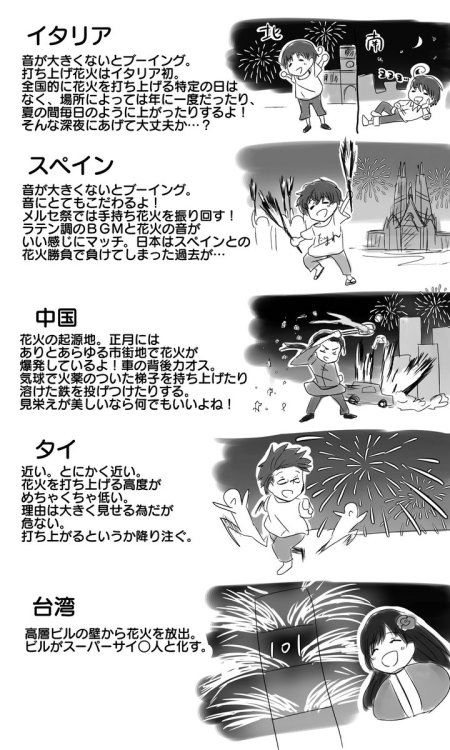 mug-g:   謎の生命体C＠低浮上？？さんのツイート: “独断と偏見にまみれた各国の花火まとめ https://t.co/GTwBeqs4uH” 