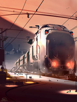 sparth:  really really big train!30 minutes of today.